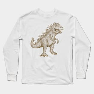 reptar lines Long Sleeve T-Shirt